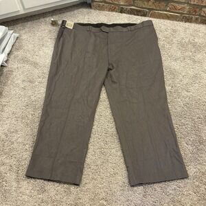 NEW The Foundry Dress Pants Men's 52X28 Casual Comfort Work  $75 Dark Charcoal